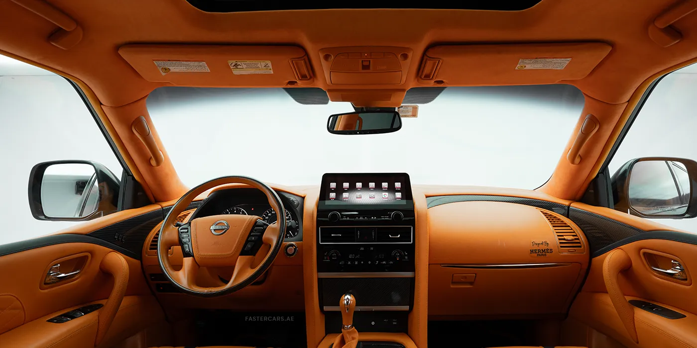 Nissan Patrol Hermès Edition Front Inside